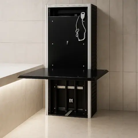 نصب بالابر عمودی ویلچر